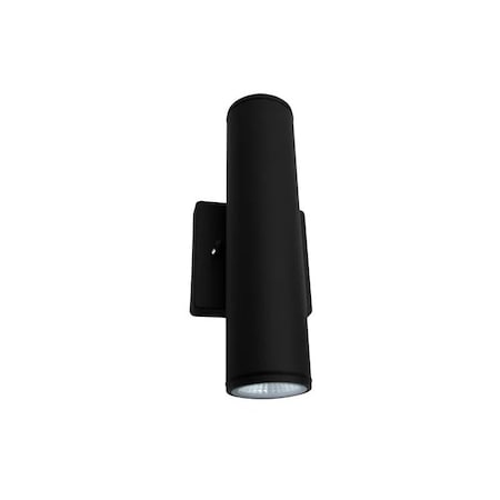 Westgate 2 in. 3CCT-Selectable LED Outdoor Cylinder Up/Downlight, 12W, Black WMC2-UDL-MCT-BK-DT
